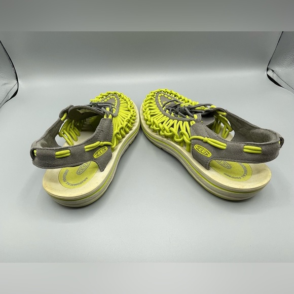 Women's UNEEK Corded Green/Grey Sandals,Size 7 - Picture 3 of 5